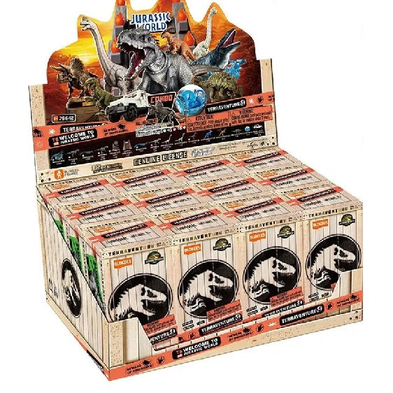 Blokees - Welcome to Jurassic World: Terraventure TS02 - Dinosaur Capture Operation 12 Designs - 12 Action Figure (BOX INTERA) 75642