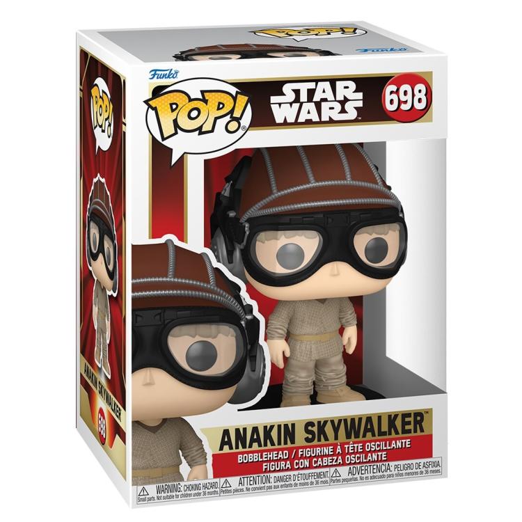 Funko Pop ! Star Wars Ep1 20Th - (698) Anakin W/ Helmet Vinyl Figure 9Cm Sw