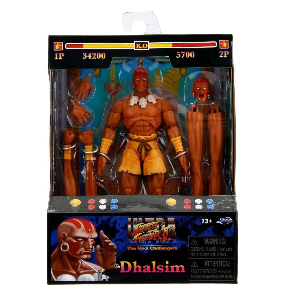 Jada - Ultra - Street Fighter II: The Final Challengers (Dhalsim) V2 Action Figure 15 cm