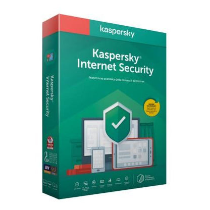 Kaspersky Internet Security 2020 3 Pc Kl1939T5Cfs-20Slim Sicurezza Computer
