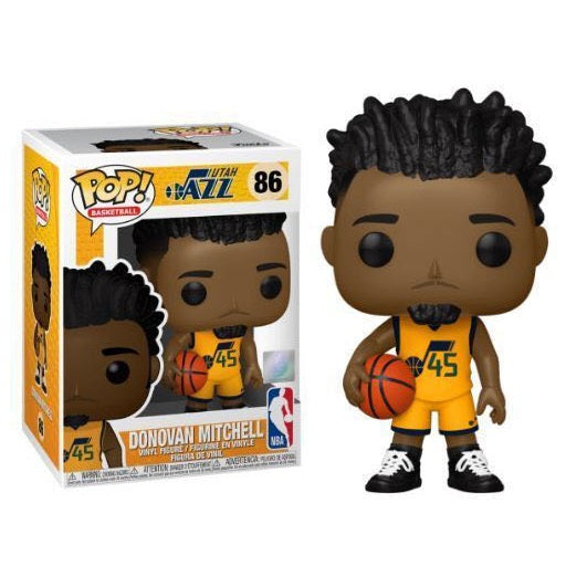 Funko Pop Nba Basketball Utah Jazz 86 Donovan Mitchell Vinyl Figure Statuetta
