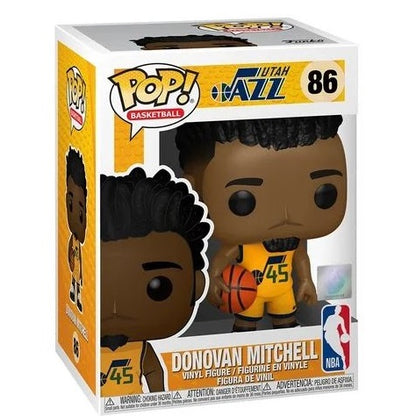 Funko Pop Nba Basketball Utah Jazz 86 Donovan Mitchell Vinyl Figure Statuetta