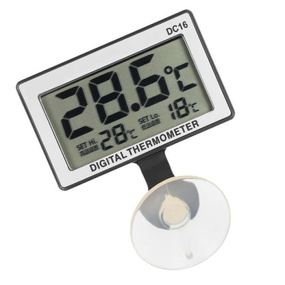 Termometro Ventosa Digitale Lcd Sonda Per Acquario Frigo Misura Temperatura Dc16