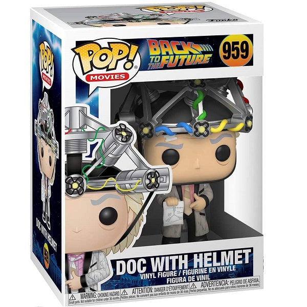 Funko Pop ! Movies Back To The Future - (959) Doc With Helmet Ritorno Al Futuro