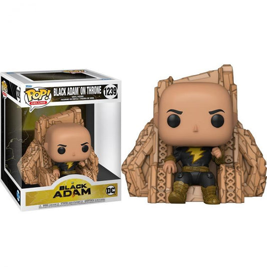 Funko Pop ! Deluxe Black Adam - Black Adam On Throne (1239) Dc Vinyl Figure