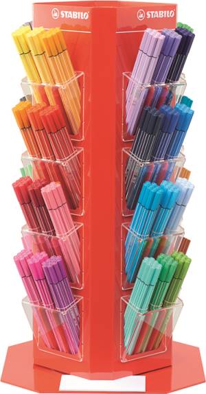 Stabilo Pennarelli Pen 68 Espositore 480 Pezzi Penne Colorate Ufficio Scuola