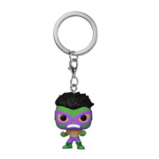 Funko Key ! Rocket - Marvel Lucha Libre Edition - El Furioso Vinyl Figure 4Cm