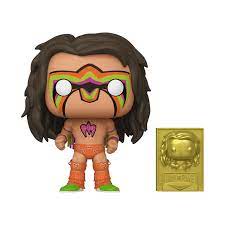 Funko Pop ! Wwe Hall Of Fame (142) Ultimate Warrior Special Edition Figure 9Cm