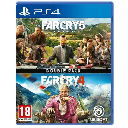 Far Cry 4 + Far Cry 5 Double Pack (2 Giochi) Ps4 Gioco Italiano Playstation 4