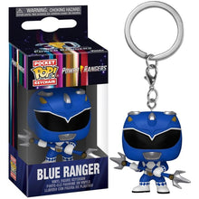 Funko Pop ! Keychain Tv Power Rangers 30Th - (Blue Ranger) Portachiavi Vinyl 4Cm