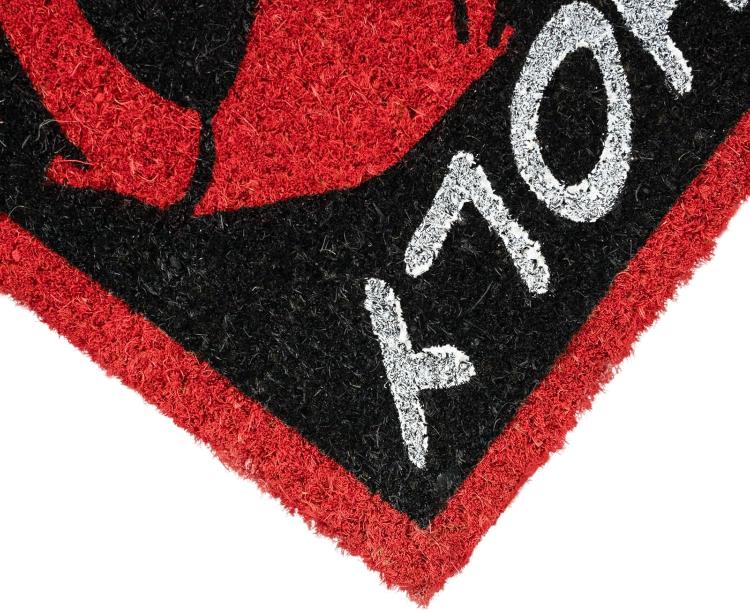 Marvel Zerbino Deadpool Nero Tappeto Cameretta Bagno Antiscivolo 40X60Cm