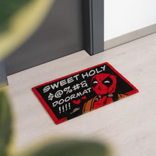 Zerbino Marvel (Deadpool) Nero Tappeto per Ingresso Esterno o Interno Cameretta Bagno Antiscivolo 40X60 cm