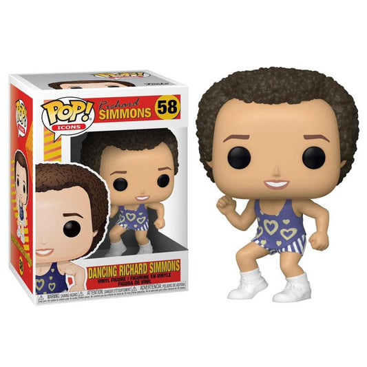Funko Pop Icons - Richard Simmons (58) Dancing Richard Simmons Vinyl Figure 9Cm