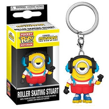 Funko Pop ! Keychain Minions The Rise Of Gru (Roller Skating Stuart) Portachiavi