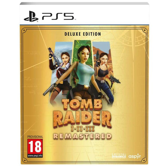 Tomb Raider I-Iii Remastered Deluxe Edition Ps5 Starring Lara Croft Playstation