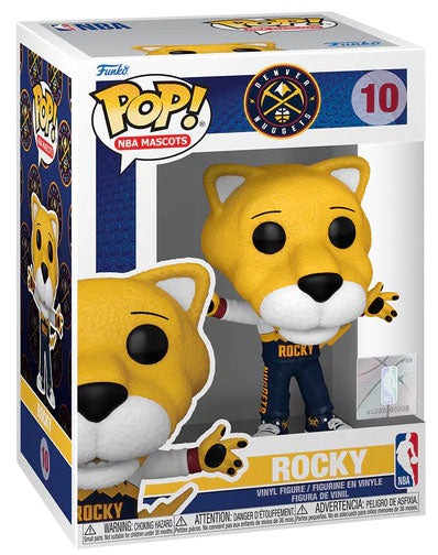 Funko Pop ! Nba Mascots (10) Denver Nuggets Rocky Figure Vinyl 9Cm Basket