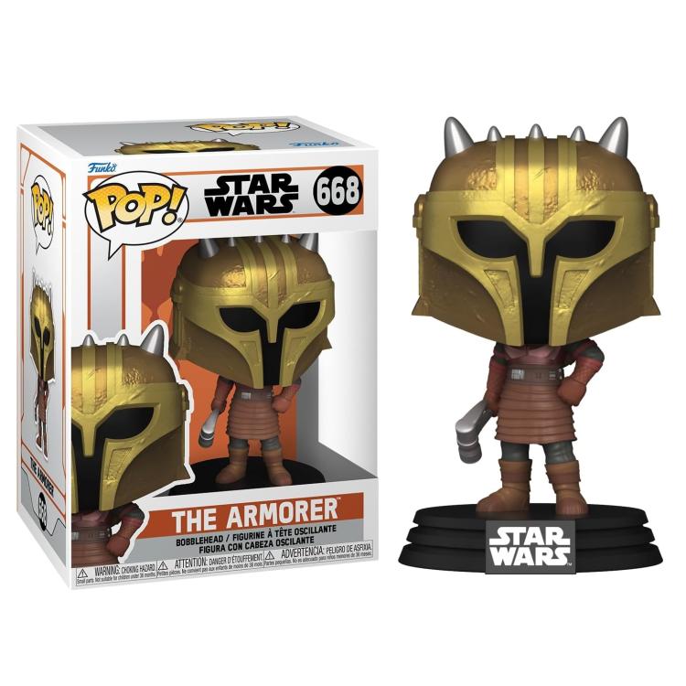 Funko Pop! Star Wars - The Mandalorian S9 (668) - The Armorer Vinyl Figure 9Cm