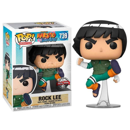 Funko Pop ! Animation Naruto Shippuden - (739) Rock Lee Special Edition Figure