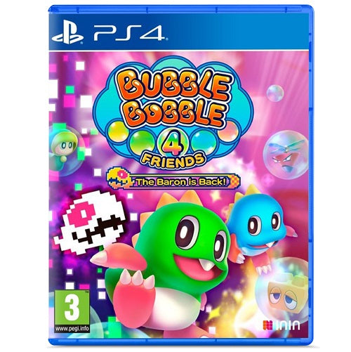 BUBBLE BOBBLE 4 FRIENDS THE BARON IS BACK PS4 GIOCO PLAYSTATION 4 PALLINE UP PS5