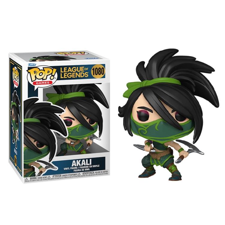Funko Pop ! Games League Of Legends  - (1080) Akali - Statuetta Vinyl Figure 9Cm