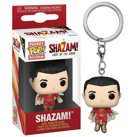 Funko Pop ! Keychain Pocket Shazam - Fury Of The Gods (Shazam) Portachiavi Vinyl