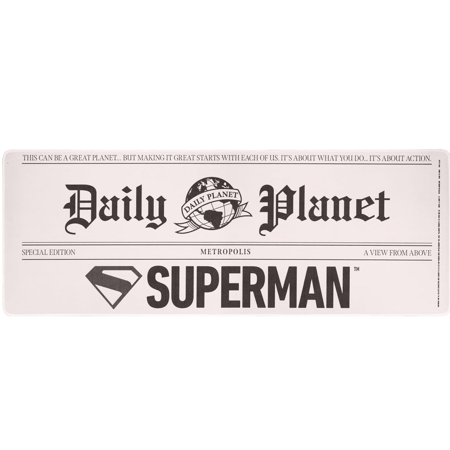Paladone Desk Mat XXL Superman Daily Planet Tappetino Mouse Pad Scrivania