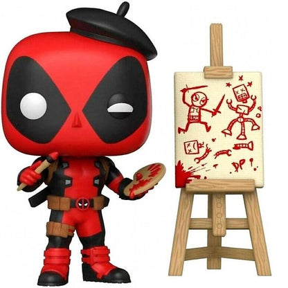 Funko Pop ! Marvel Deadpool - (887) Artist Deadpool Special Edition Figure 9Cm