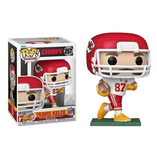 Funko Pop ! Football Nfl Chiefs (298) Travis Kelce - Vinyl Figure Statuetta 9Cm