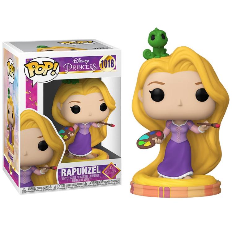 Funko Pop ! Disney Princess - (1018) Rapunzel W / Pascal Figure Raperonzolo 9Cm