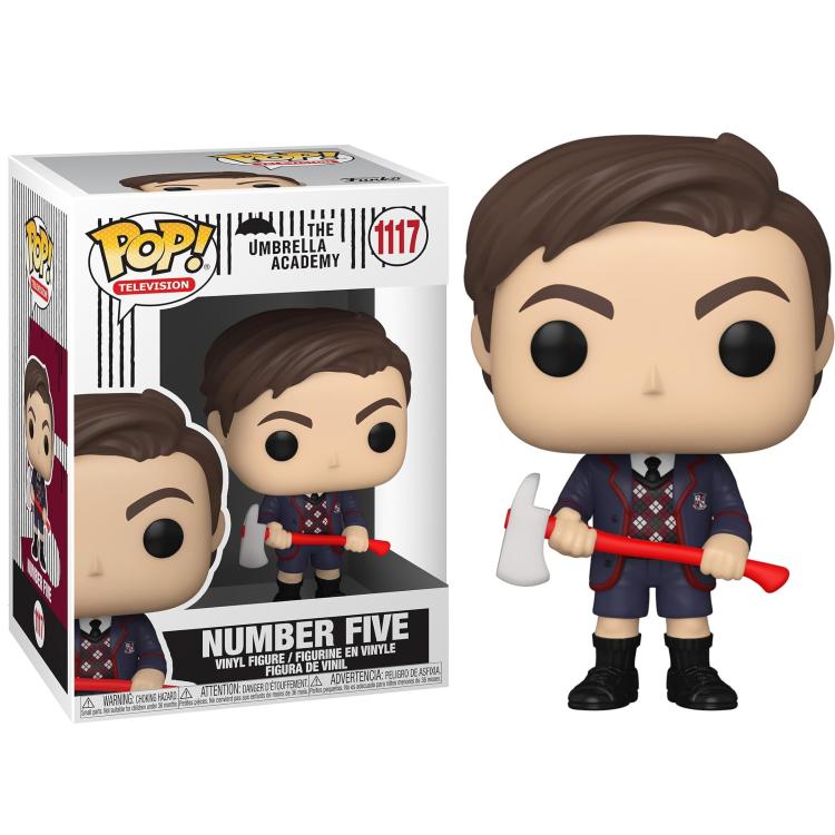 Funko Pop ! Television The Umbrella Academy (1117) Number Five Vinyl Figure 9Cm