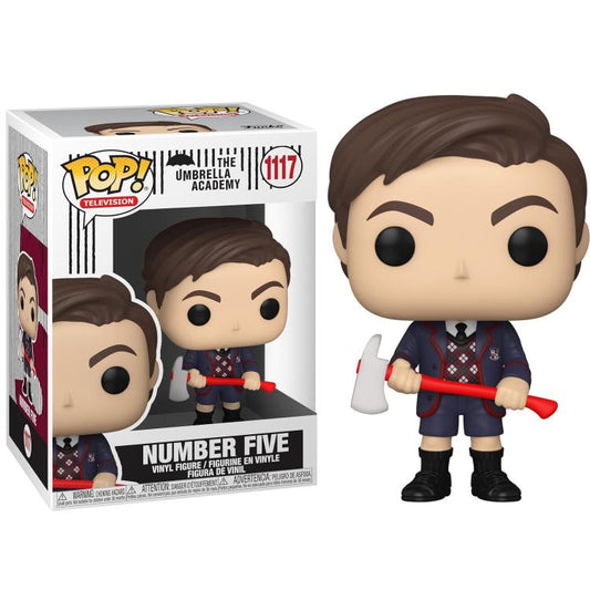 Funko Pop ! Television The Umbrella Academy (1117) Number Five Vinyl Figure 9Cm