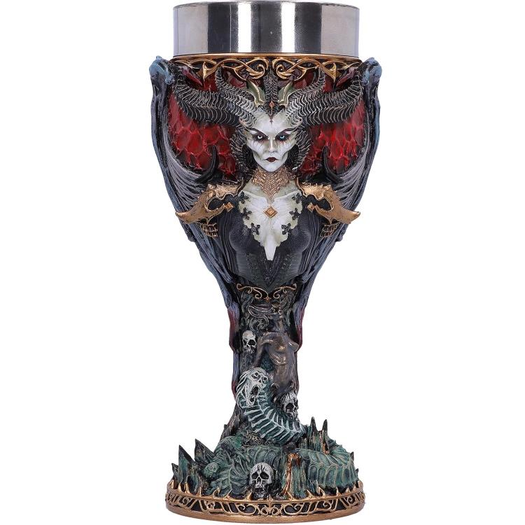 Nemesis Now Calice "Diablo Iv Lilith" Tazza Resina Drink Cup Dipinta A Mano 19Cm