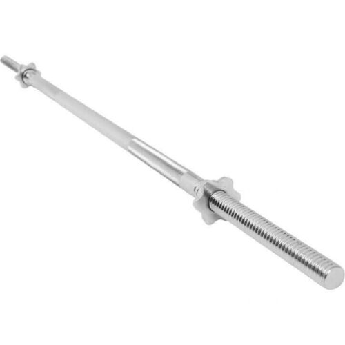 BILANCIERE DIRITTO 120CM Ø25mm ACCIAIO MANUBRIO BARRA LISCIA BODYBUILDING 1,20m