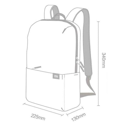 Xiaomi Zaino Mi Casual Daypack Scuola Ufficio Viaggio Impermeabile Black Nero