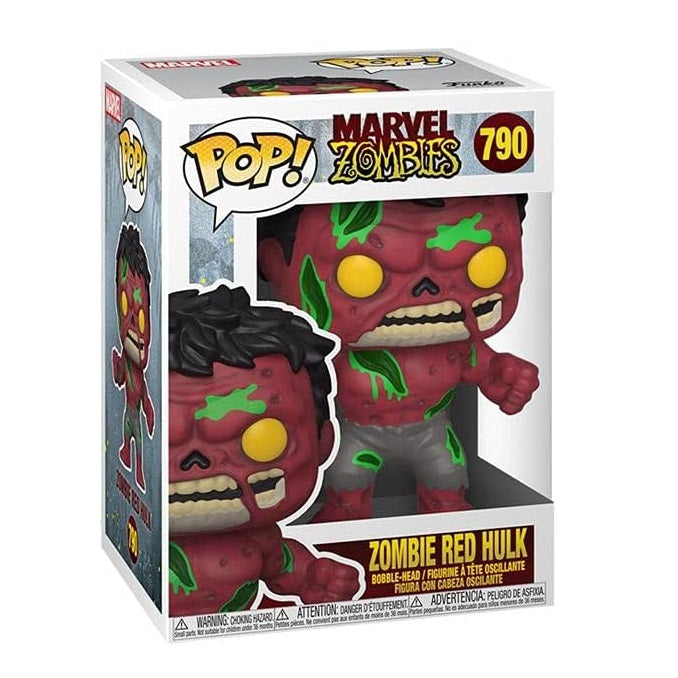Funko Pop ! Marvel Zombies - Red Hulk - (790) Statuetta Pop Vinyl Figure  9Cm