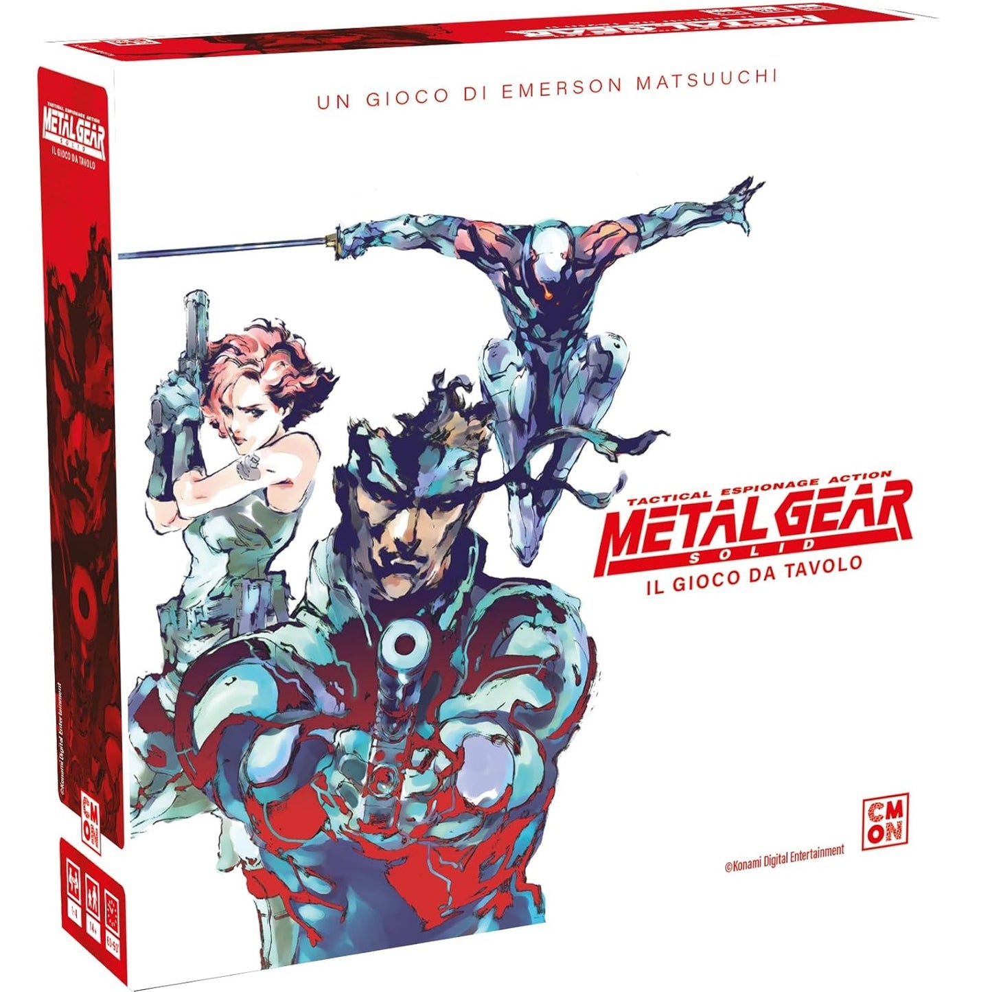 Asmodee – Gioco da Tavolo Metal Gear Solid (1-4 Giocatori) MGS Game