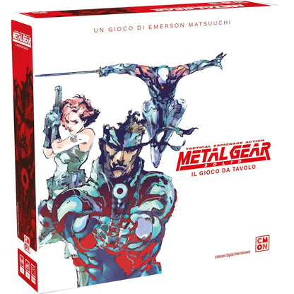 Asmodee – Gioco da Tavolo Metal Gear Solid (1-4 Giocatori) MGS Game
