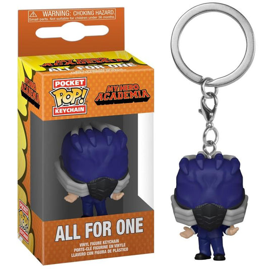 Funko Pop ! Keychain Pocket My Hero Academia - (All For One) Portachiavi Vinyl