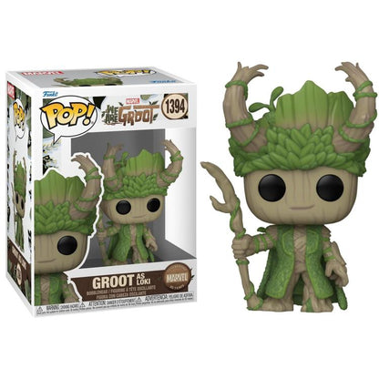 Funko Pop ! Marvel Wag - Loki We Are Groot - (1394) Statuetta Vinyl Figure 9Cm