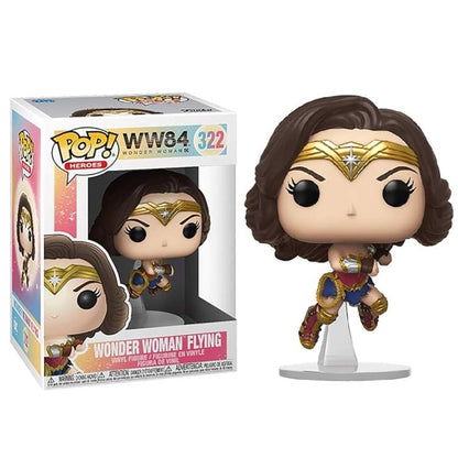 Funko Pop ! Dc Heroes Ww1984 (322) Wonder Woman Flying - Statua Vinyl Figure 9Cm