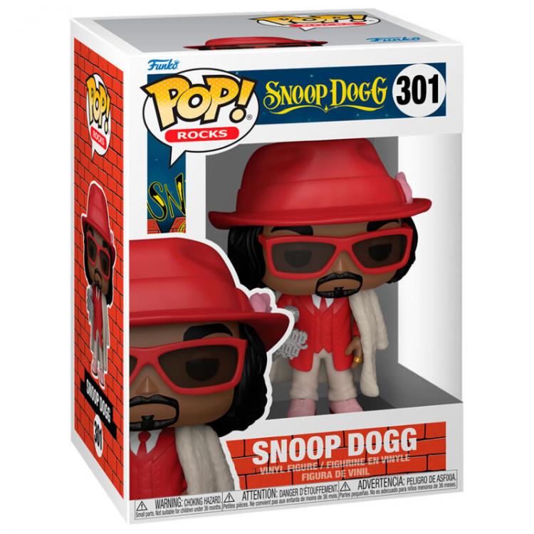 Funko Pop ! Rocks Snoop Dogg - Snoop Dogg (301) Vinyl Figure Rapper Con Occhiali
