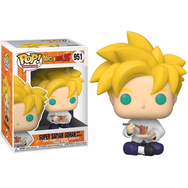 Funko Pop ! Animation Dragon Ball Z - (951) Super Saiyan Gohan W/ Noodles Figure