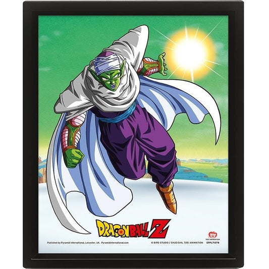 Pyramid - Dragon Ball Z - Piccolo Junior Jr Poster 3D Lenticular Incorniciato