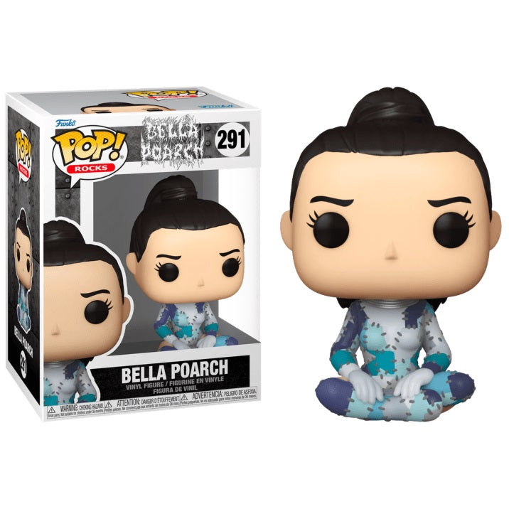 Funko Pop ! Rocks - (291) Bella Poarch Tik Toker Vinyl Figure 9Cm Bambola Singer
