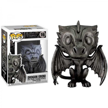 Funko Pop ! Game Of Thrones - Drogon Iron (16) Trono Di Spade Vinyl Drago Nero