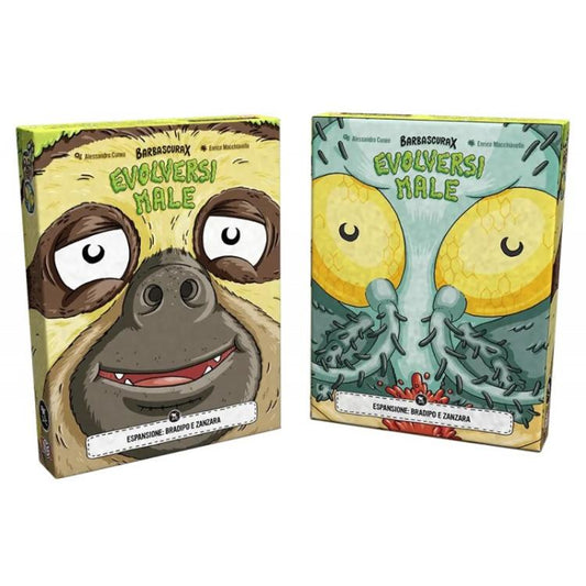 BARBASCURA X - EVOLVERSI MALE GIOCO DI CARTE ESPANSIONE BRADIPO E ZANZARA GIOCHI