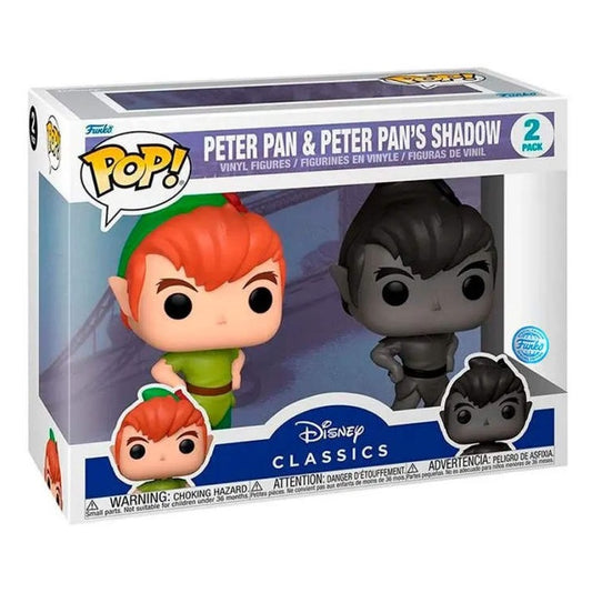 Funko Pop ! Disney Peter Pan 2 Pack - (2Pk) Peter Pan E Peter Pan'S Shadow Ombra
