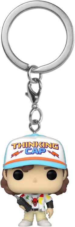 Funko Pop! Pocket Keychain - Netflix: Stranger Thing (Dustin) Serie Portachiavi