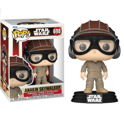 Funko Pop ! Star Wars Ep1 20Th - (698) Anakin W/ Helmet Vinyl Figure 9Cm Sw