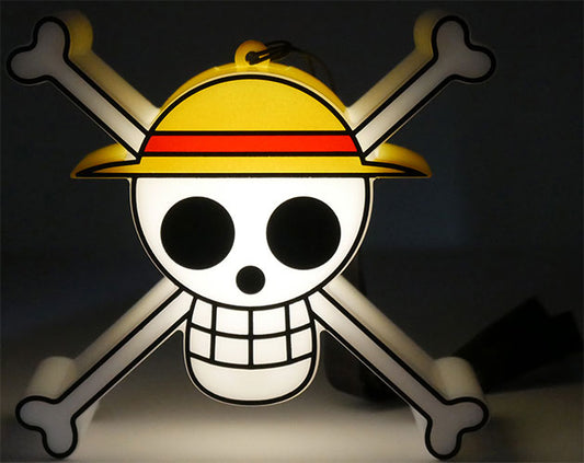 Teknofun Lampada One Piece Skull Atmosfera Led Light-Up Anime Luffy Op Logo